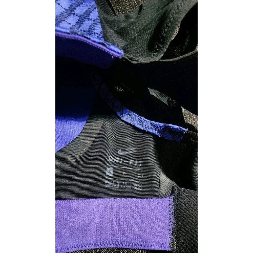 Nike Women's Dri-Fit Fierce Zonal‎ Support Sport Bra Top Size Small Gym Active